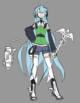 (December 2020) Original Concept Art of Aster. (December 2020) Original Concept Art of Aster.