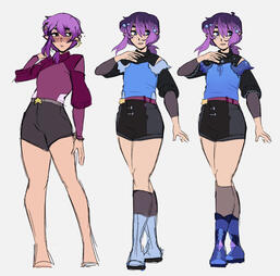 (July 2022) Original Concept Art of Callisto, including the finalized version. (July 2022) Original Concept Art of Callisto, including the finalized version.