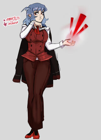 (June 2022) Final Fullbody Illustration of Amaryllis. (June 2022) Final Fullbody Illustration of Amaryllis.
