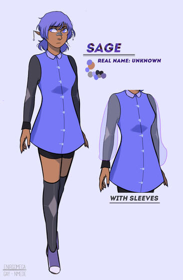 (August 2018) Original Concept Art of Sage. (August 2018) Original Concept Art of Sage.